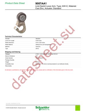 9007AA1 datasheet  